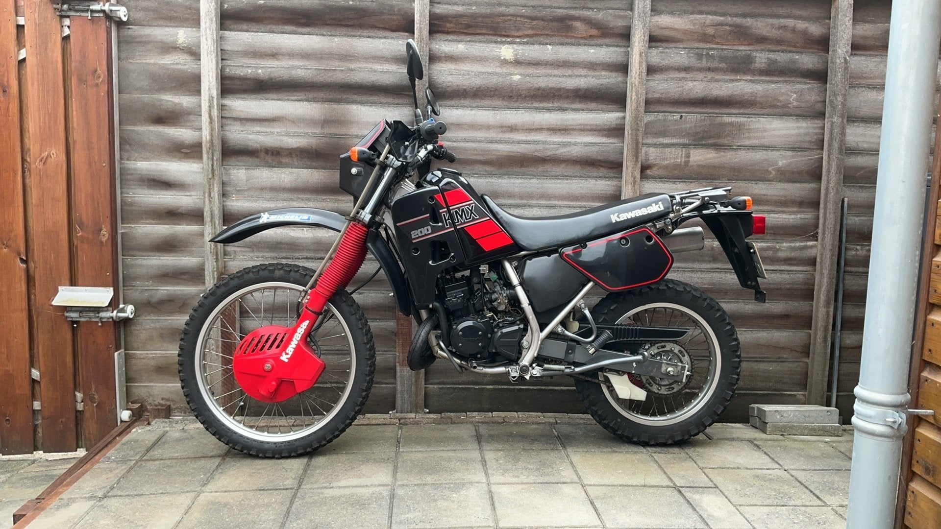 Kawasaki KMX 200, 6 versnellingen, Gebruikt, 200 cc, Ophalen