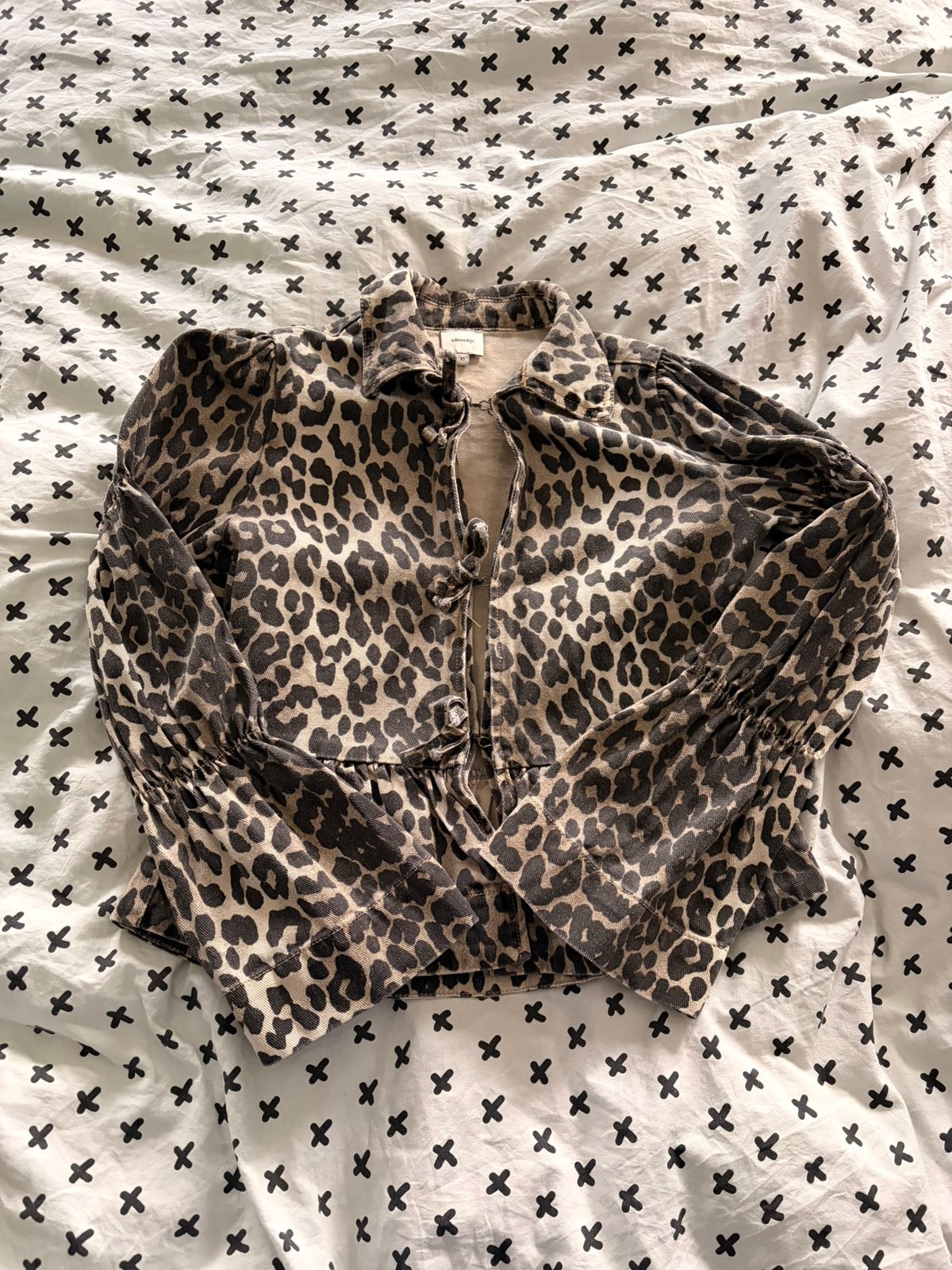 Panter blouse, Ophalen of Verzenden, Zo goed als nieuw, Maat 34 (XS) of kleiner, Bruin
