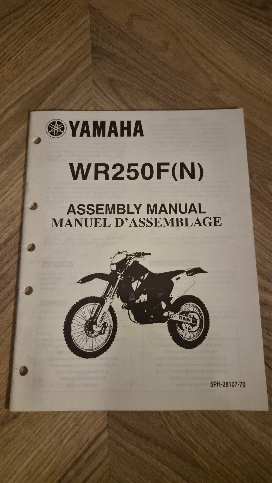 Yamaha WR250F(N) Montagehandleiding, Ophalen of Verzenden, Yamaha