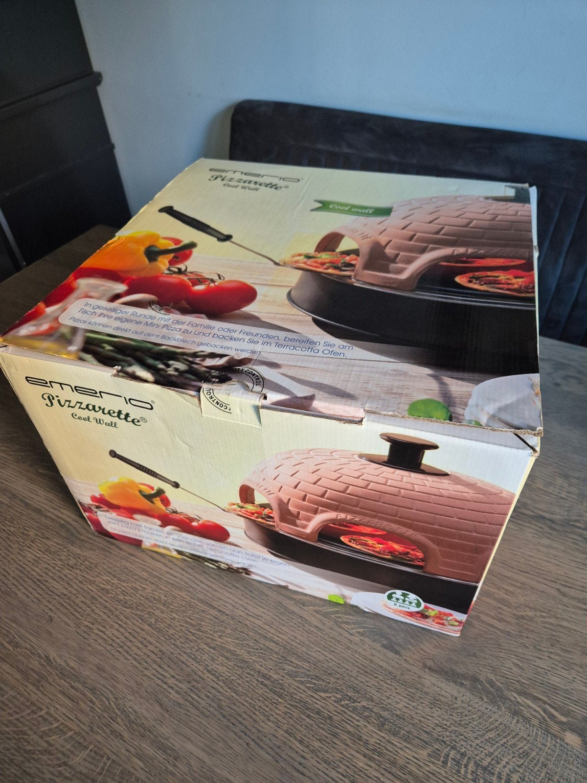 Emerio Pizzarette - Mini Pizza Oven voor Thuis, Ophalen, Minder dan 45 cm, Overige merken, Minder dan 45 cm