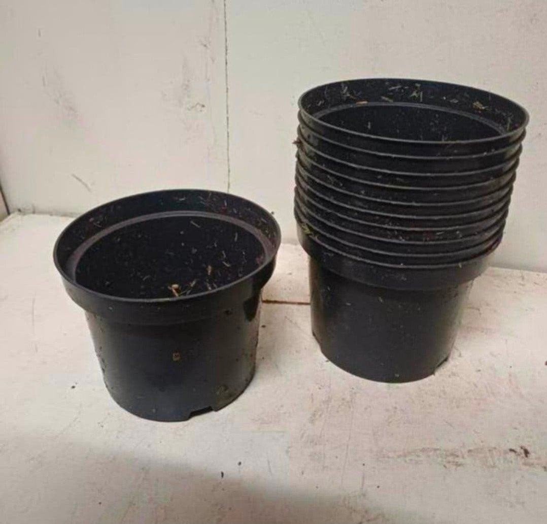 kweekpotten plantenpotten bloempotten 2 liter, Kunststof, Gebruikt, Rond, Ophalen of Verzenden
