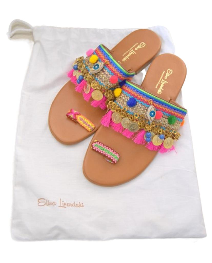 Nieuwe Elina Linardaki sandaaltjes, schoentjes, Mt. 41, Verzenden, Nieuw, Sandalen of Muiltjes, Overige kleuren