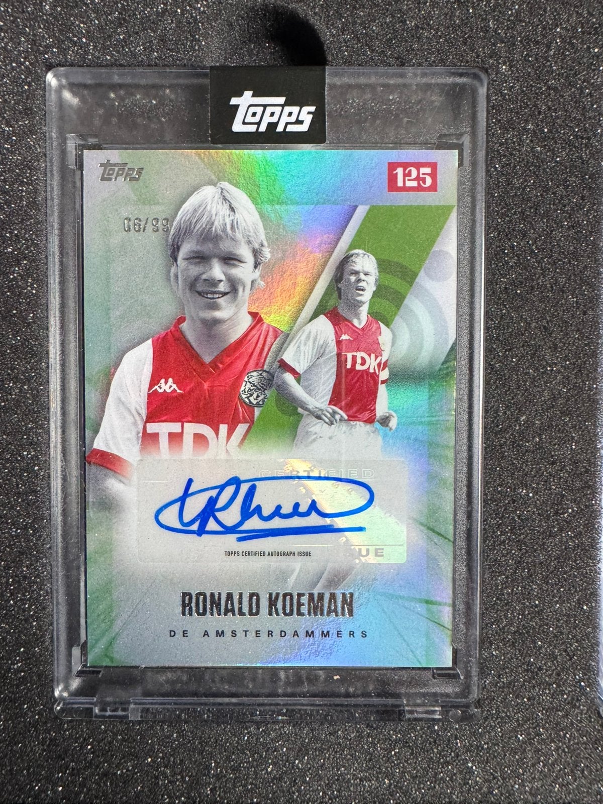 Ronald Koeman /99 Ajax Topps 125, Ophalen of Verzenden, Zo goed als nieuw