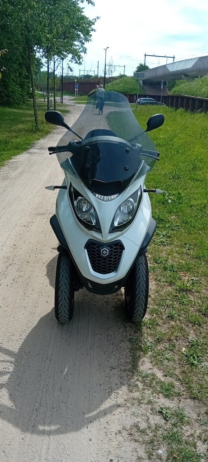 Piaggio MP3 500 LT Business HPE Bianco ABS/ASR  11-2018, Scooter, Occasion, LED Verlichting, Particulier