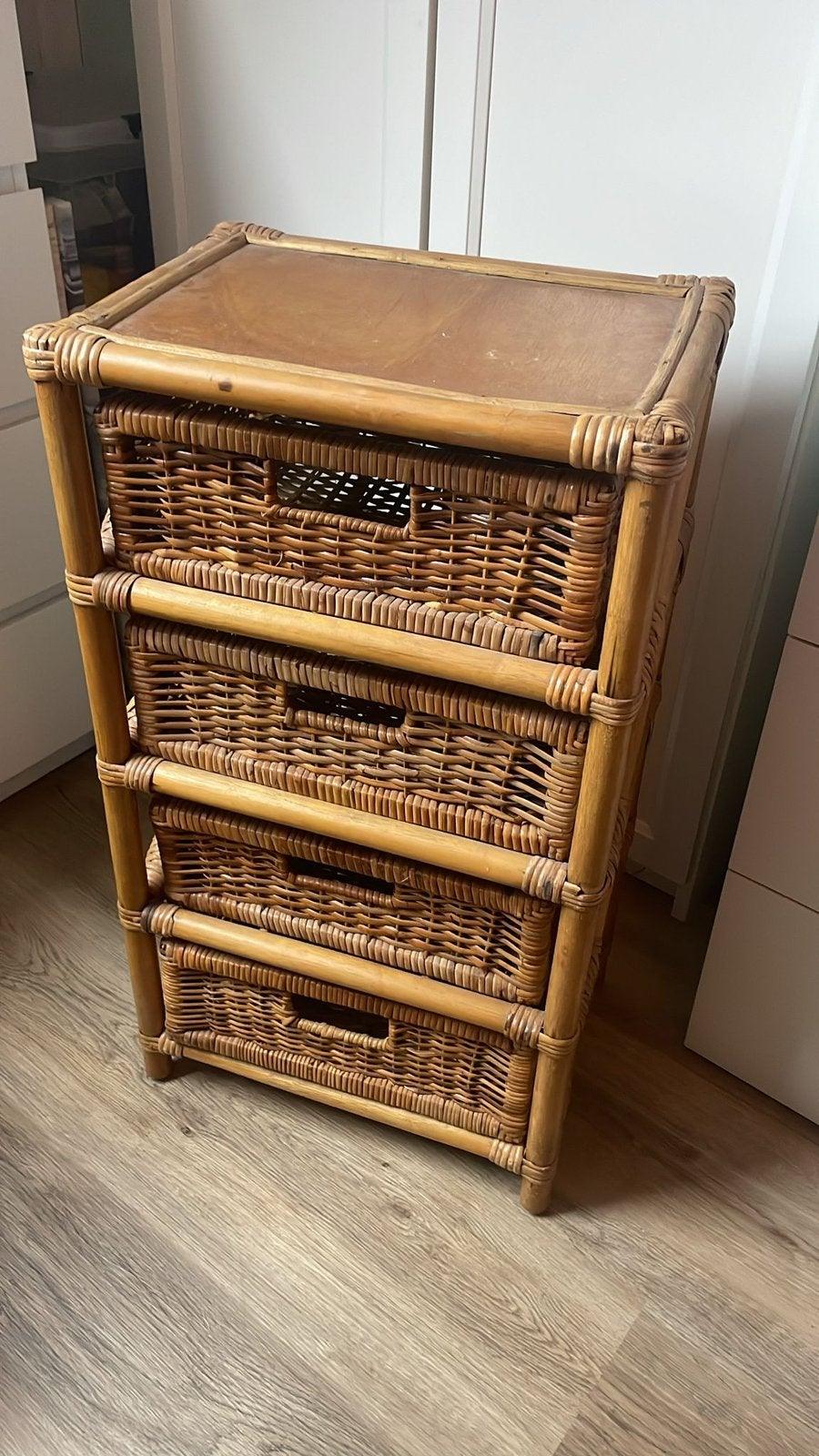 Rotan ladekastje, Ophalen, Minder dan 50 cm, Zo goed als nieuw, Minder dan 100 cm