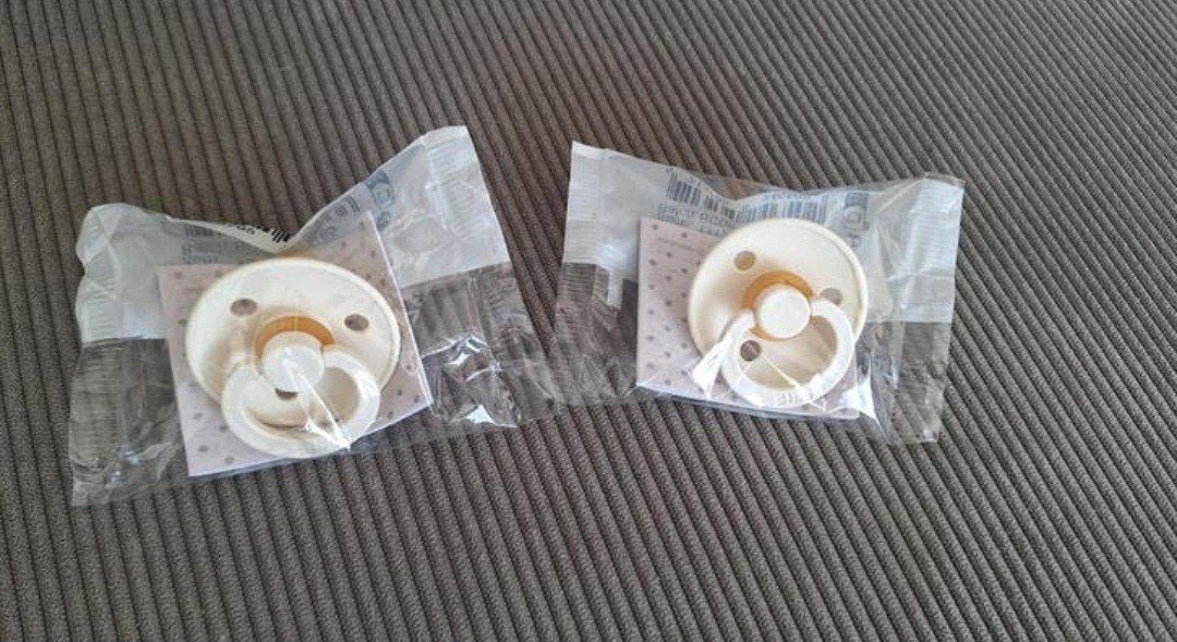 Bibs speen 2x maat 1 Ivory, Ophalen of Verzenden, Nieuw