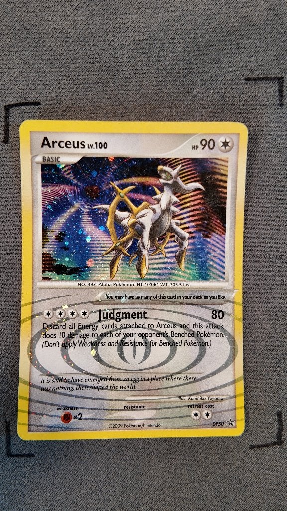 Arceus 1 DP50 DP Black Star Promos | Pokemon kaart, Ophalen, Nieuw, Losse kaart, Foil