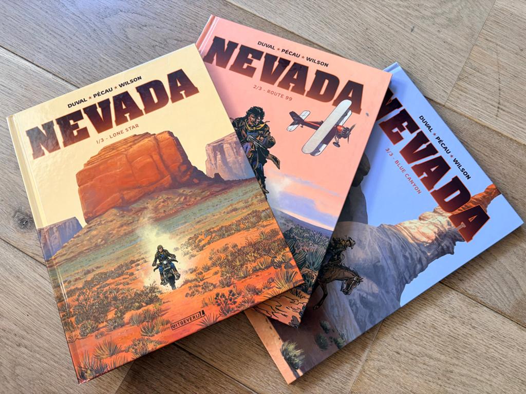 Nevada stripboeken serie - Compleet, Complete serie of reeks, Ophalen of Verzenden, Zo goed als nieuw