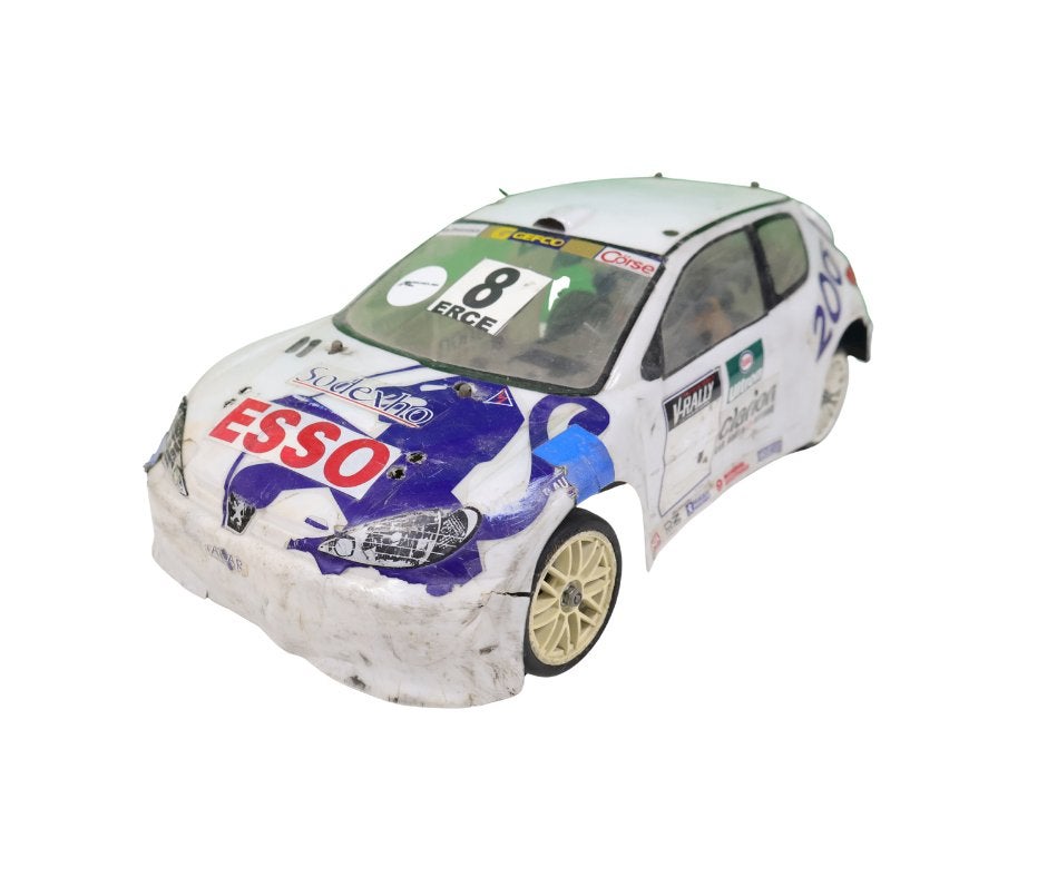 Kyosho Peugeot 1/10 elektro rc auto, Hobby en Vrije tijd, Modelbouw | Radiografisch | Auto's, Elektro, Gebruikt, Verzenden, Schaal 1:10