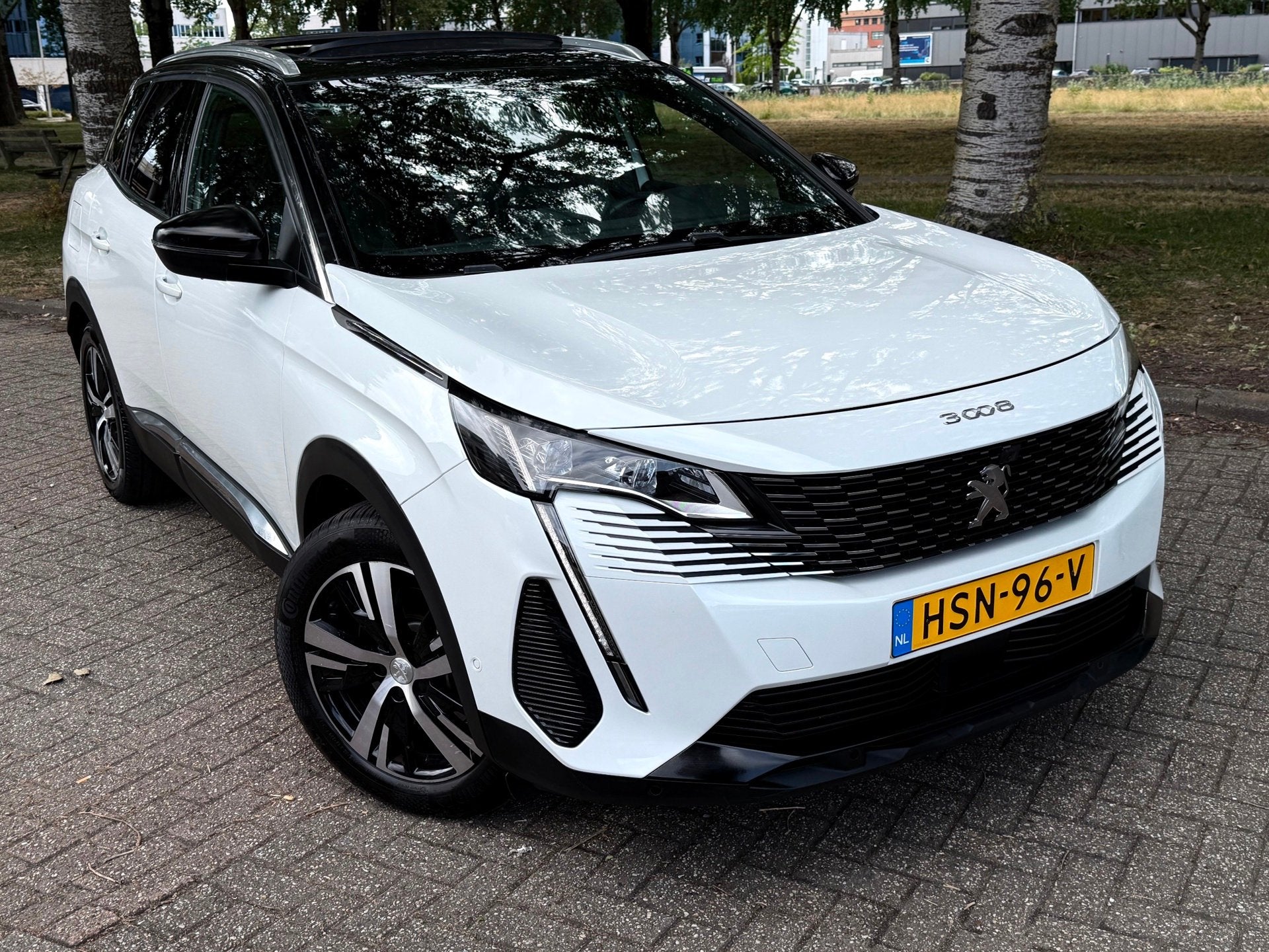 Peugeot 3008 1.6 HYbrid 225 GT hybrid massage stoelen, Euro 6, 181 pk, Wit, Plug-in hybride