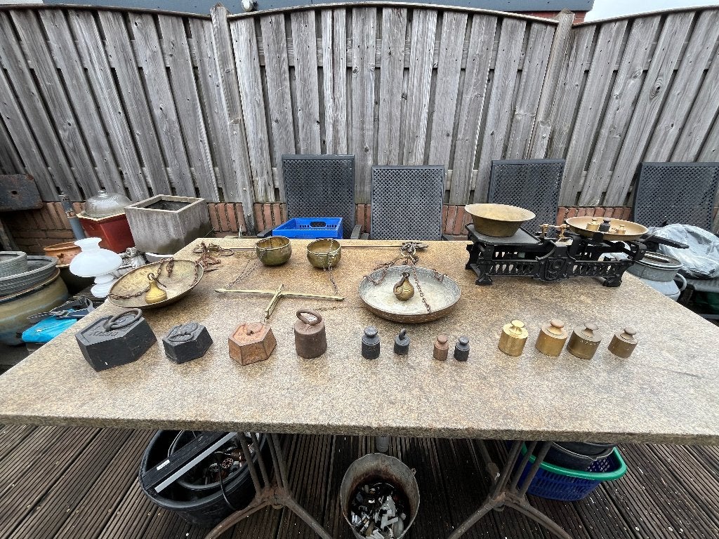 Weegschaal, balans, bascule, Ophalen of Verzenden, Overige typen, Gebruikt, Minder dan 10 kg