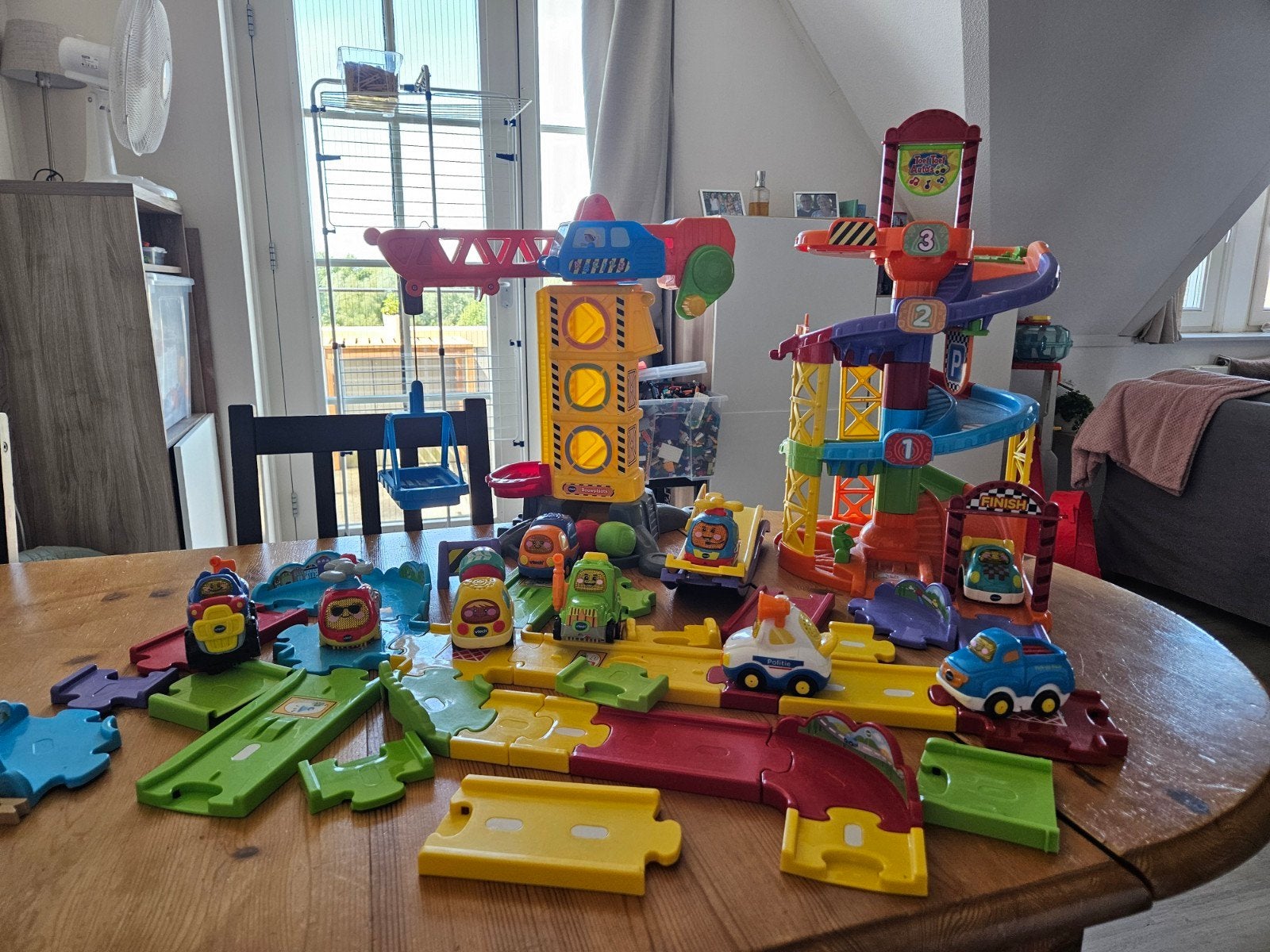 VTech Toet Toet Auto's Garage, Parkeertoren en Baandelen, Ophalen of Verzenden, Gebruikt