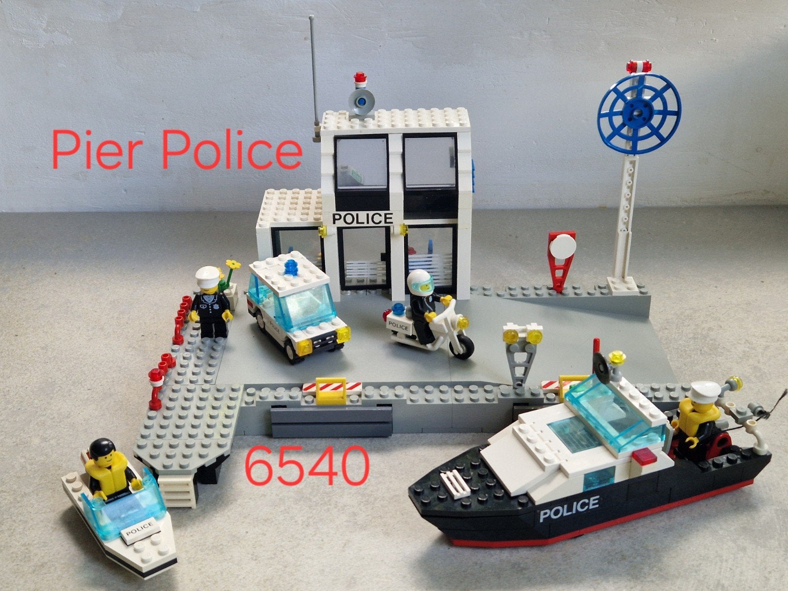 Lego Pier Police Set 6540 Haven politie, Ophalen of Verzenden, Gebruikt