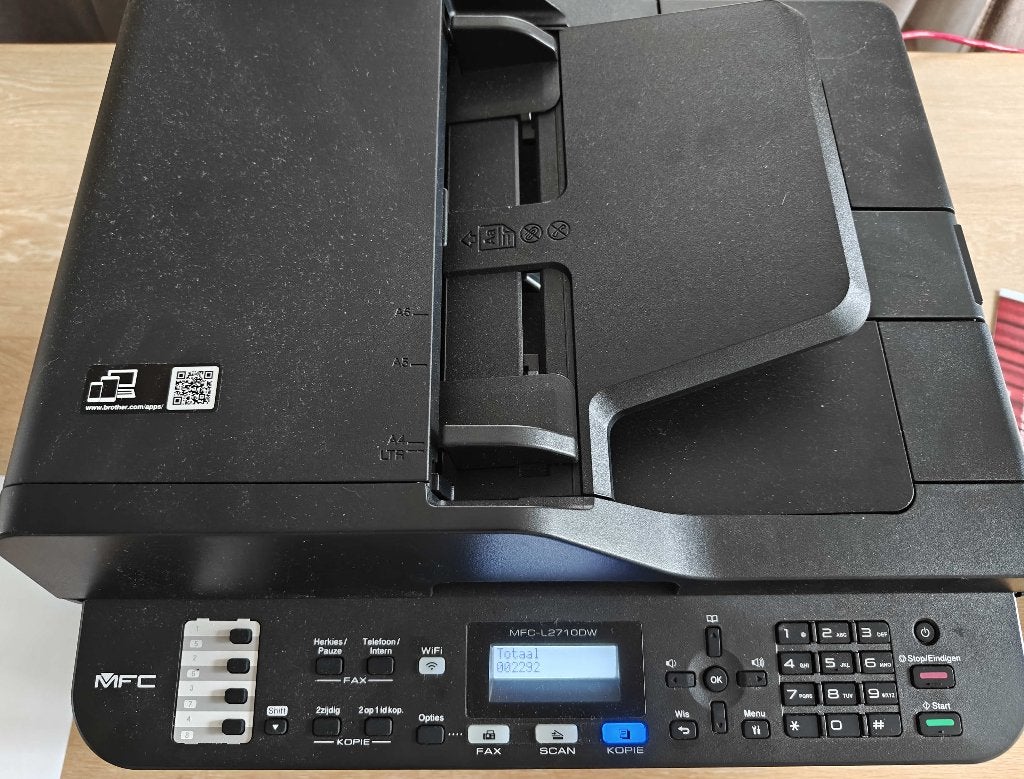 Brother printer MFC L 2710 W, Computers en Software, Ophalen, Gebruikt, Printer, Zwart-en-wit printen