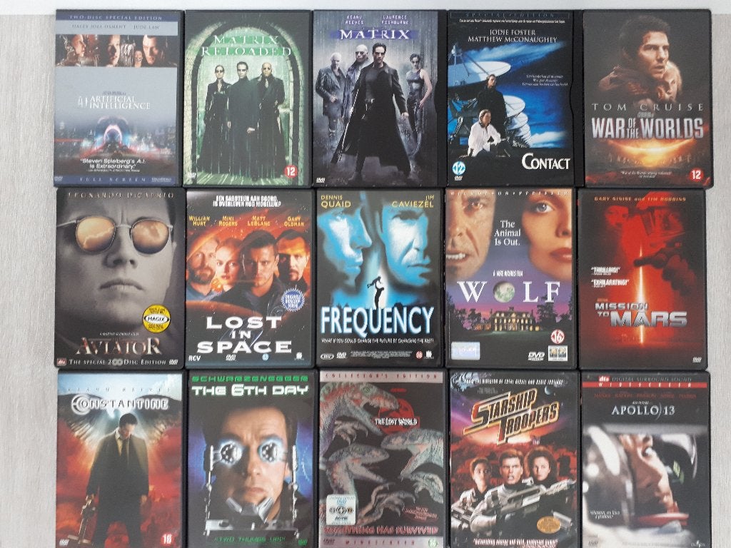 dvd's actie / sciencefiction, Vanaf 12 jaar, Ophalen of Verzenden, Zo goed als nieuw, Science Fiction en Fantasy