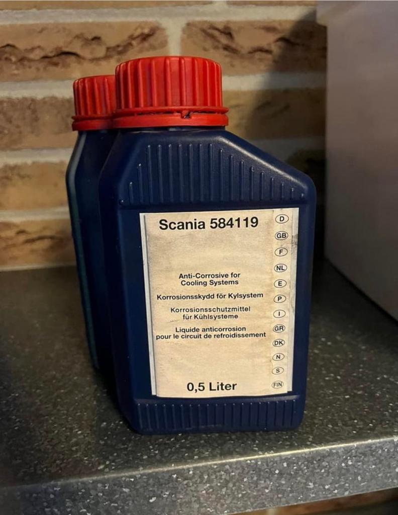 5 x Scania 584119 anti-corrosiemiddel 0,5 liter nieuw, Ophalen of Verzenden