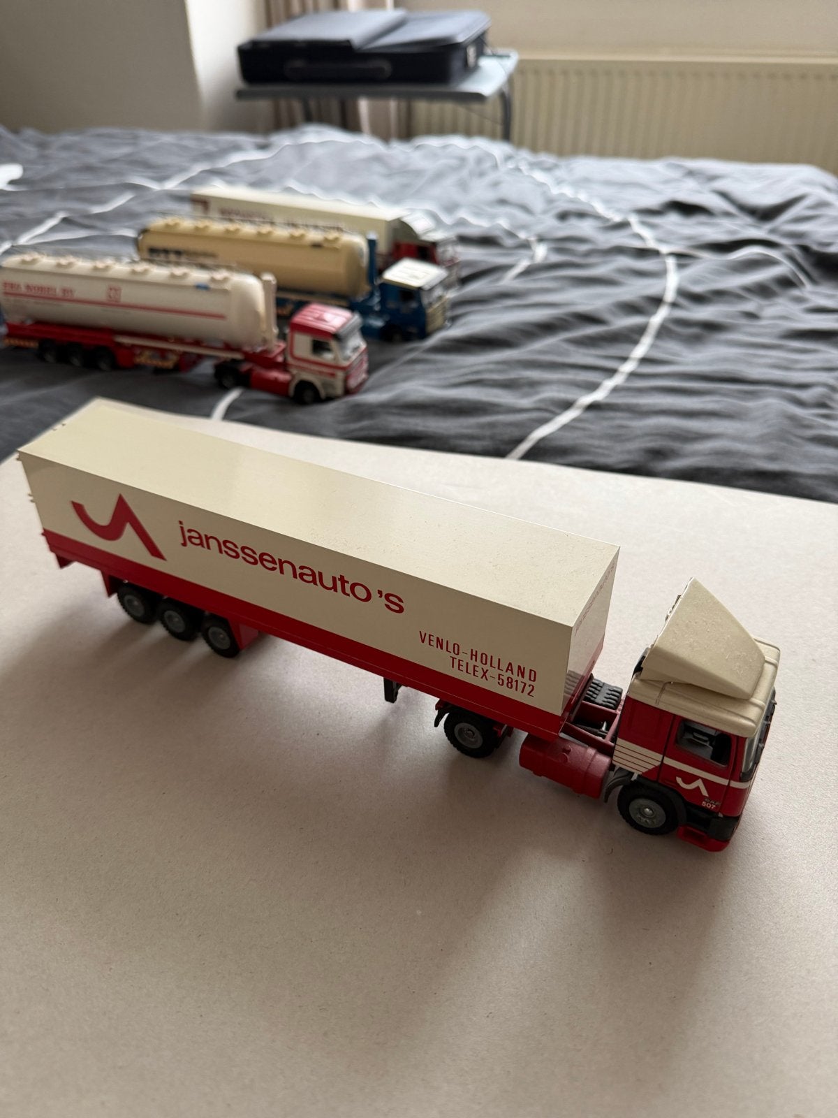 DAF 1:50 Jansen vrachtwagen z.g.a.n. model, Ophalen of Verzenden, Zo goed als nieuw, Bus of Vrachtwagen, Overige merken