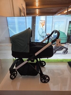 Thule Shine Kinderwagen - Mallard Green, Nieuw, Verstelbare duwstang, Ophalen, Kinderwagen