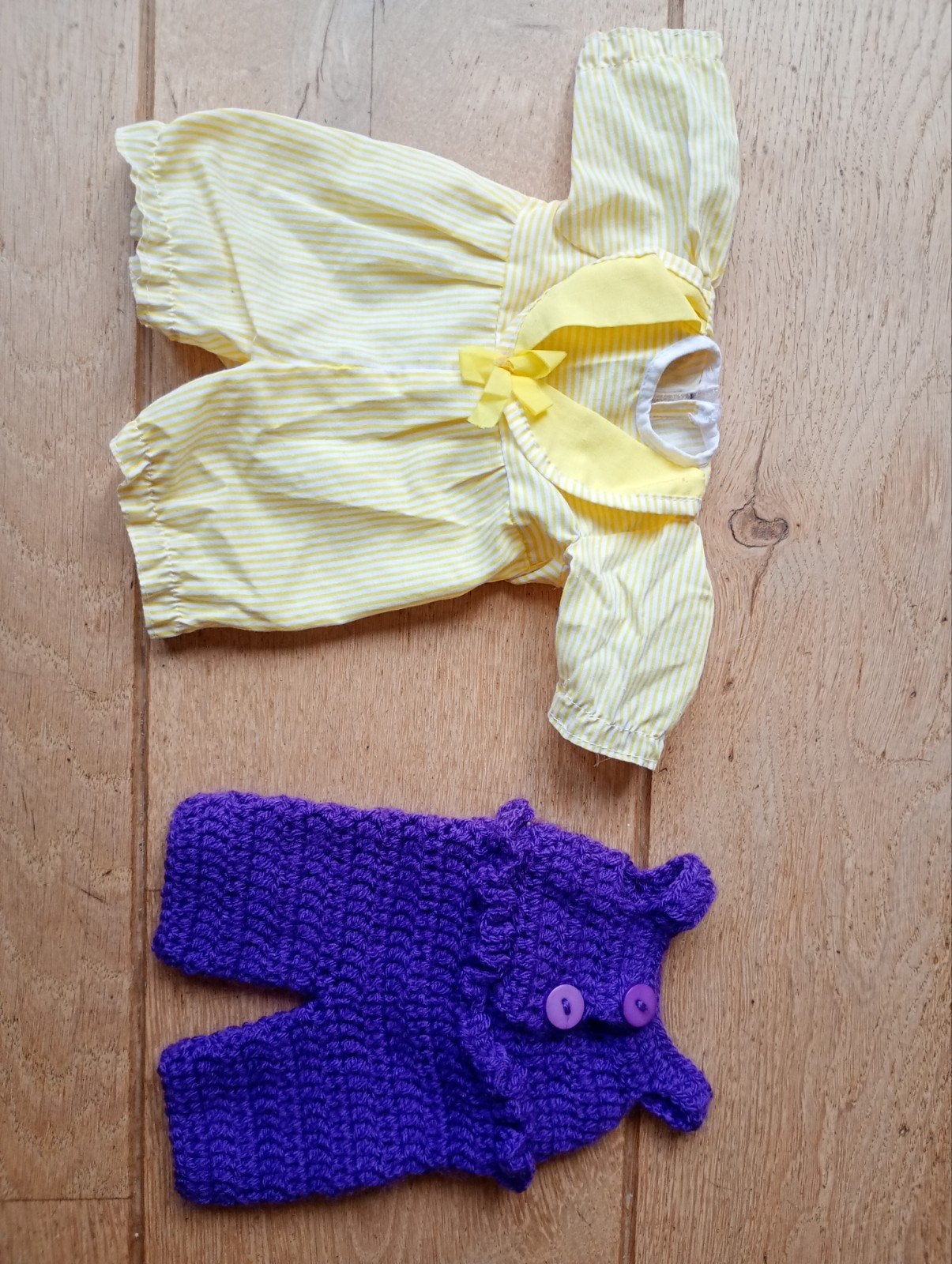 Schattige poppenkleding, Ophalen of Verzenden, Zo goed als nieuw, Babypop