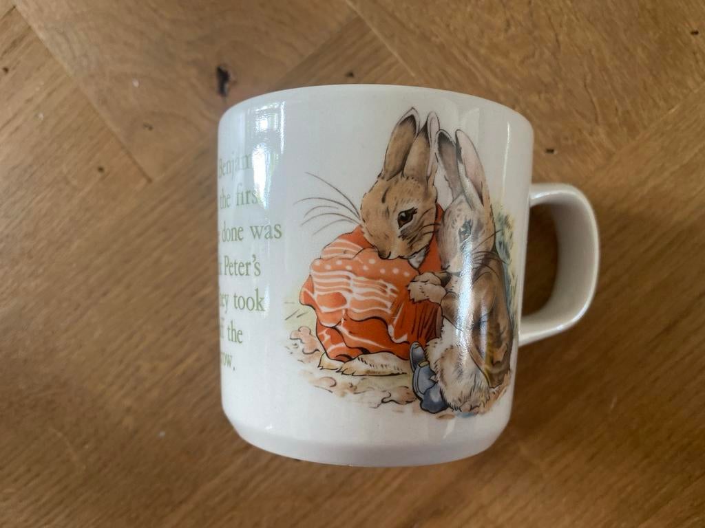 Ongebruikte originele Wedgwood Peter Rabbit mok, Keramiek, Nieuw, Ophalen of Verzenden, Wedgwood