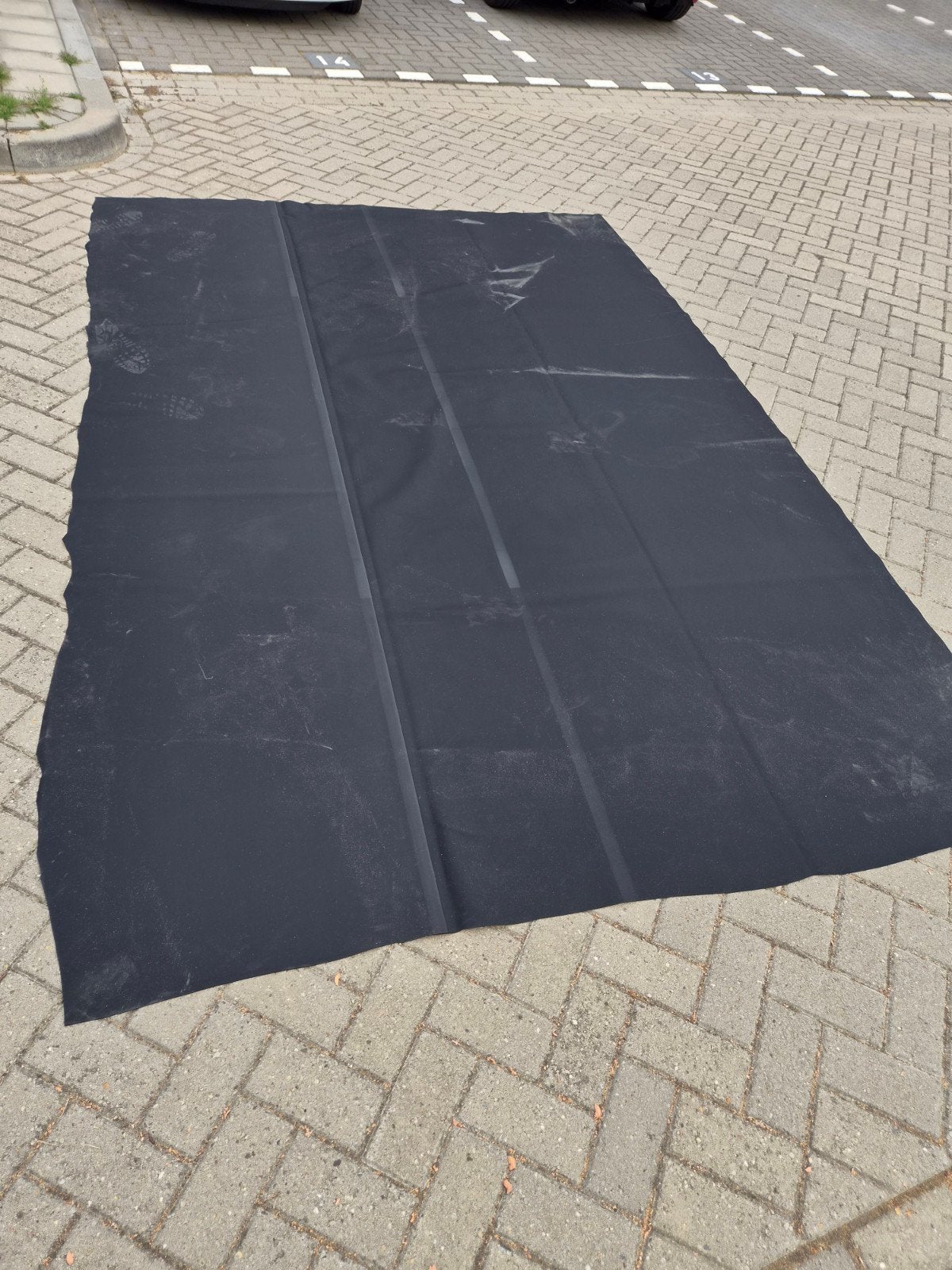 Epdm 6m² 1.2mm, Kunststof, Zwart, Overige typen, Nieuw