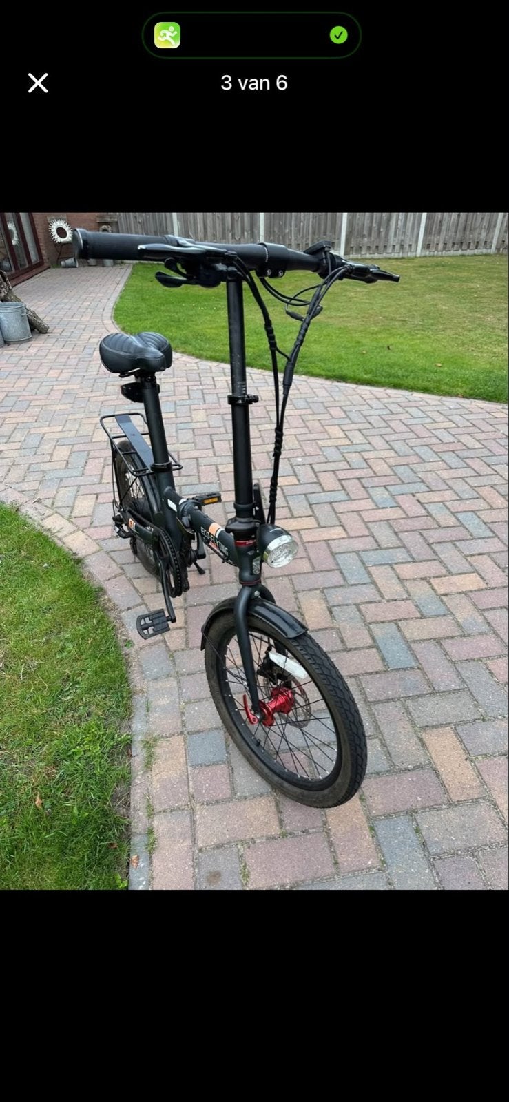 Ecoflying elektrische vouwfiets, weinig gebruikt, Fietsen en Brommers, Fietsen | Vouwfietsen, 20 inch of meer, Versnellingen, Zo goed als nieuw