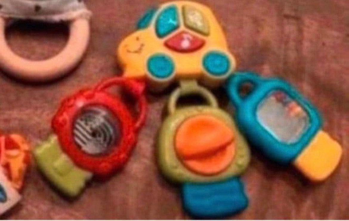 Speelgoed baby playgro, Ophalen of Verzenden, Zo goed als nieuw, Rammelaar