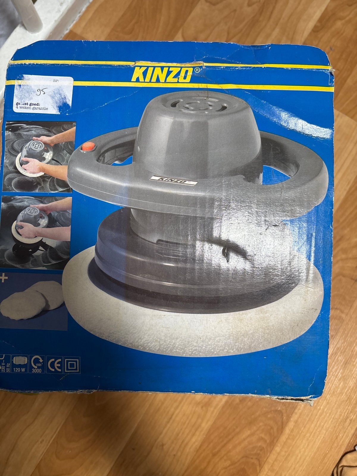 Kinzo Schuurmachine/Polijstmachine 120W, Ophalen of Verzenden, Gebruikt, Minder dan 600 watt, Overige typen