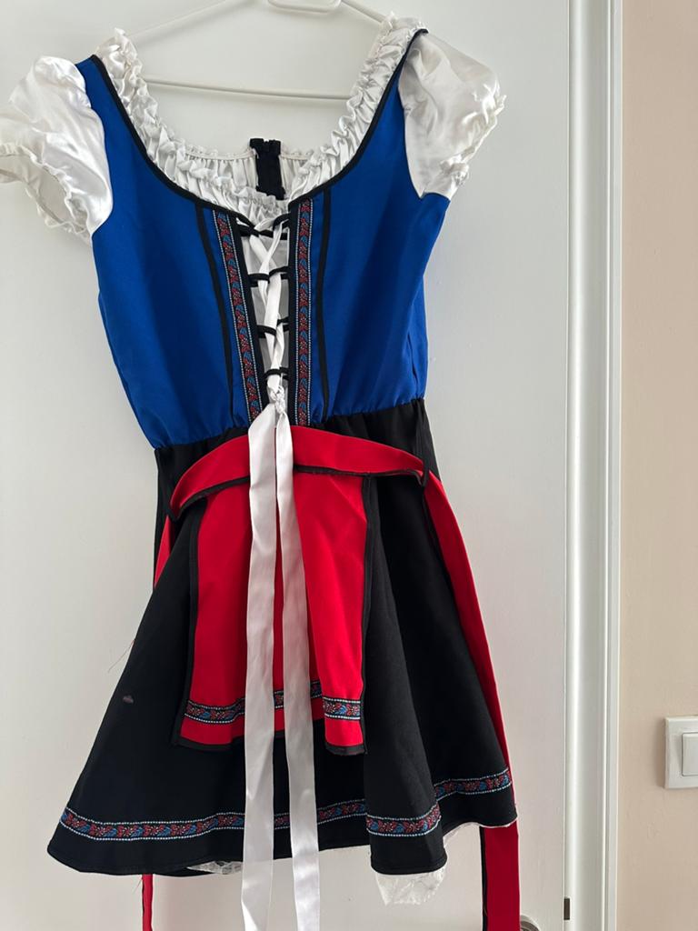 Tiroler jurkje compleet, Kleding | Dames, Carnavalskleding en Feestkleding, Carnaval, Ophalen of Verzenden, Kleding, Maat 36 (S)