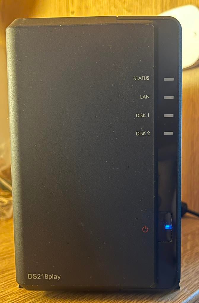 Synology NAS DS218play, Computers en Software, NAS, Ophalen of Verzenden, Gebruikt