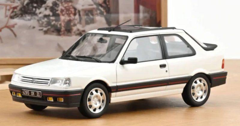 Norev Peugeot 309 GTI - Blanc Meije (wit) - 1:18, Ophalen of Verzenden, Nieuw, Auto, Norev