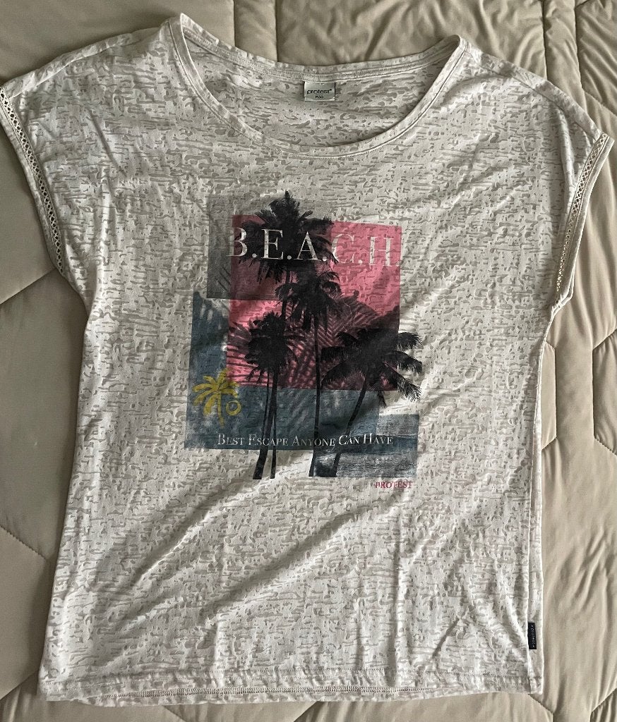 Protest shirt maat M, Maat 38/40 (M), Beige, Ophalen of Verzenden, Zo goed als nieuw