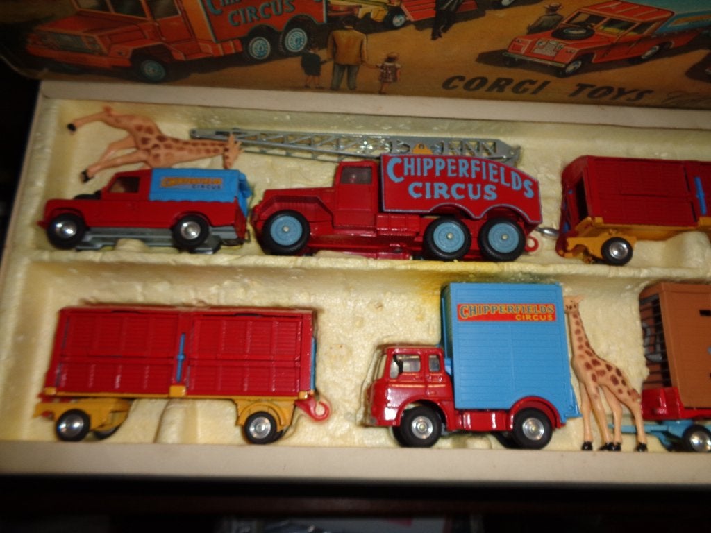Corgi Toys  GS  23  Chipperfields, Hobby en Vrije tijd, Modelauto's | 1:43, Ophalen, Zo goed als nieuw, Auto, Corgi