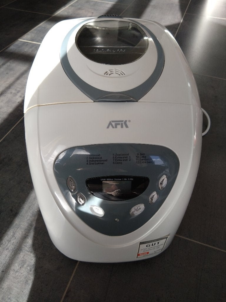 Broodbakmachine van AFK, Witgoed en Apparatuur, Ophalen of Verzenden, Zo goed als nieuw, Kijkvenster