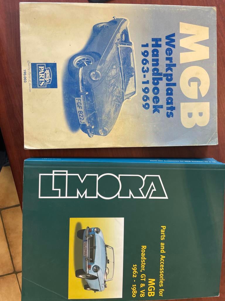 MGB Werkplaats Handboek 1963-1969 & Onderdelen Catalogus 196, Ophalen, Gelezen, Overige merken