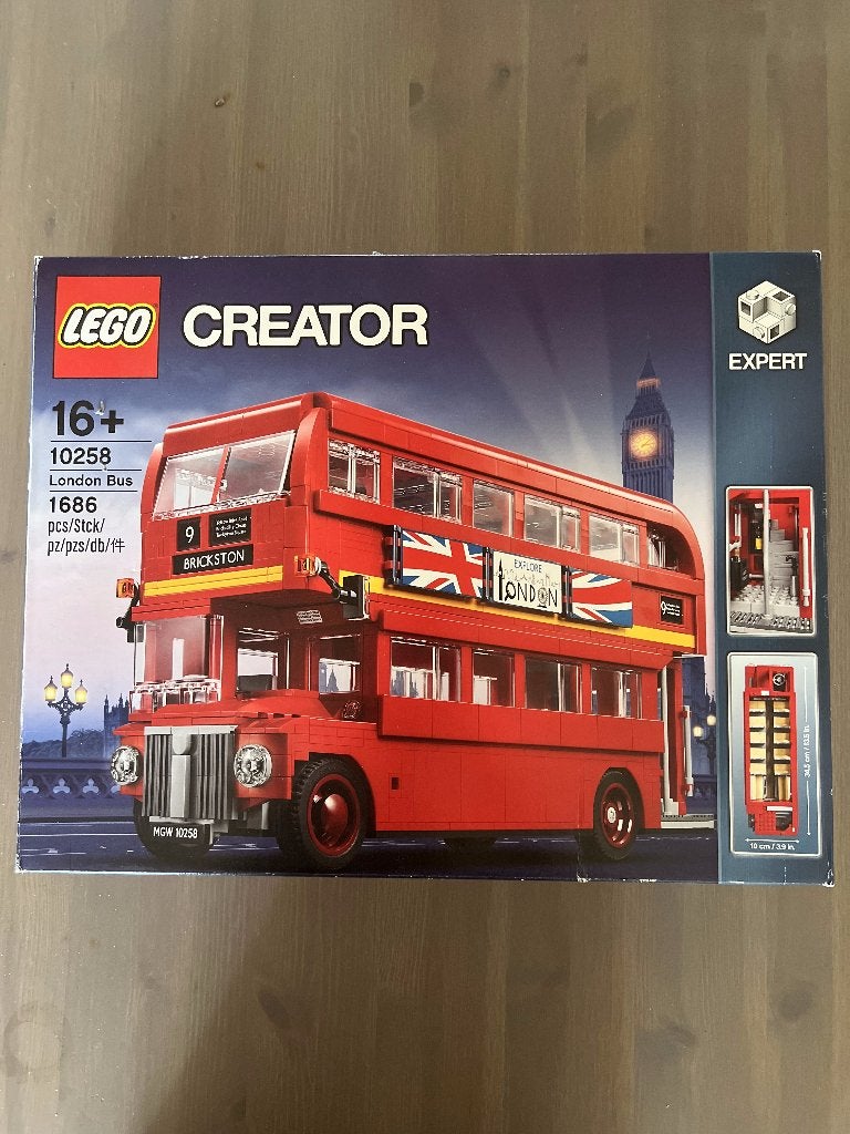 LEGO Creator Expert 10258 London Bus – compleet met doos, Inclusief instructies, Lego, Ophalen of Verzenden, Zo goed als nieuw