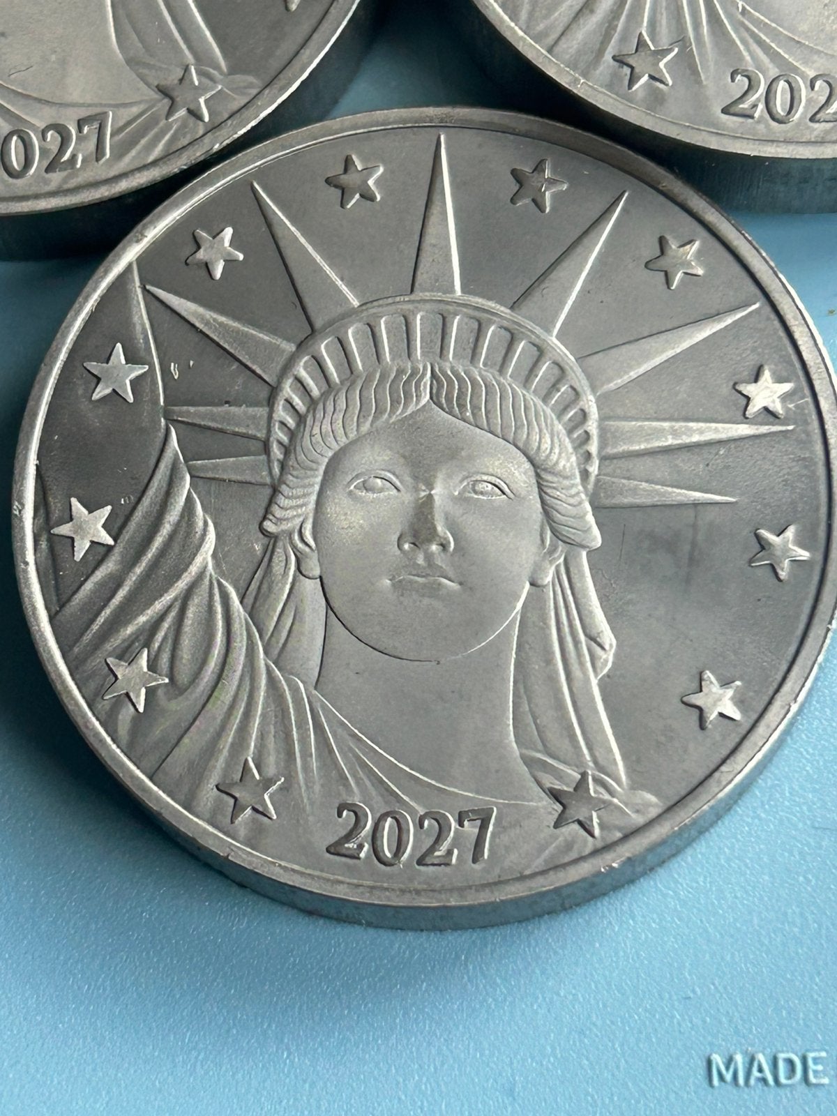 1 OZ Titanium 2027. Statue of Liberty, Ophalen of Verzenden, Koper
