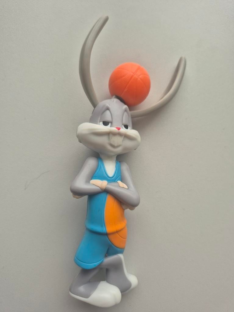 Bugs Bunny Space Jam Figuur met Basketbal, Ophalen of Verzenden, Gebruikt