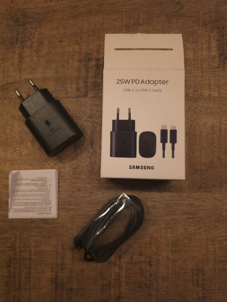 Samsung 25W USB-C snellader + kabel – Nieuw, Telecommunicatie, Nieuw, Ophalen of Verzenden, Samsung, USB-C