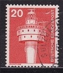 2225 - West Duitsland michel 848 gestempeld , Vuurtoren, Verzenden, BRD, Gestempeld
