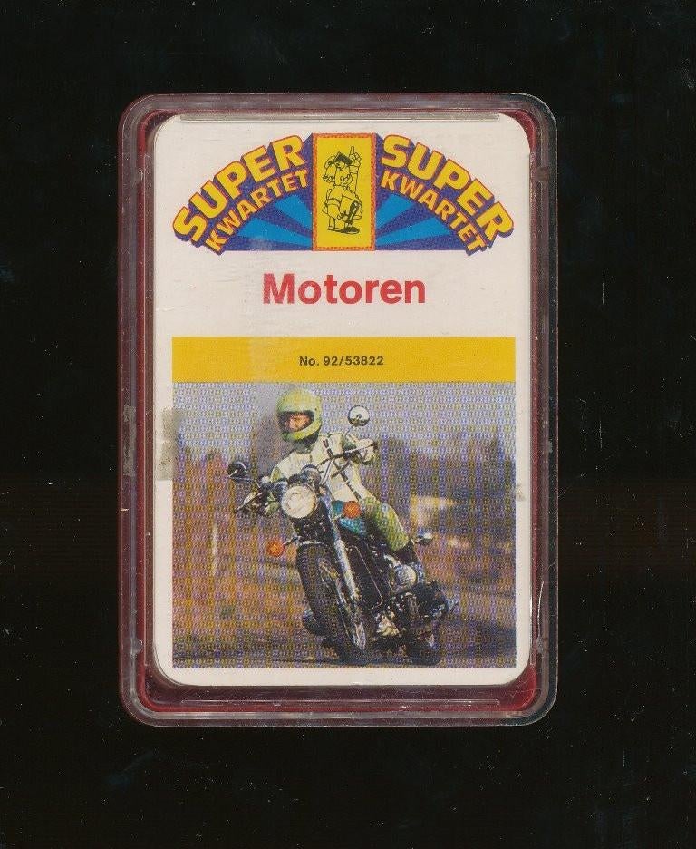 Vintage Super Kwartet - Motoren, Ophalen of Verzenden, Gebruikt, Kwartet(ten)