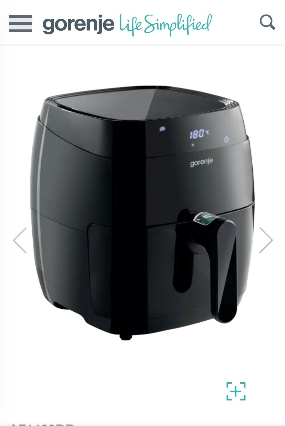 Gorenje heteluchtfriteuse 3,5L - nieuw, Ophalen, Nieuw, Airfryer, 1000 t/m 1499 gram