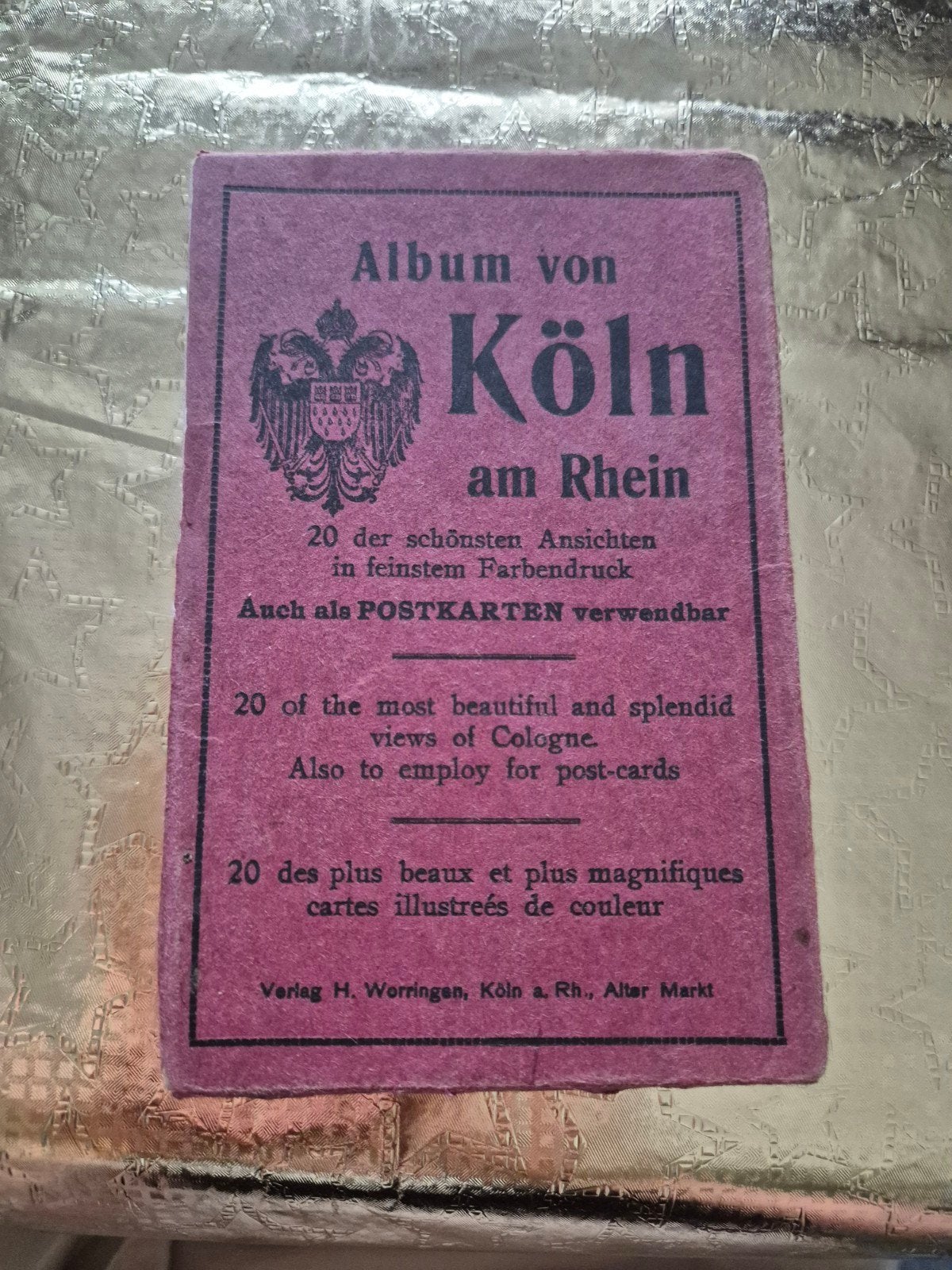 Vintage Album van Köln am Rhein - 20 Ansichten, Verzamelen, Ansichtkaarten | Nederland, Ophalen of Verzenden, Zuid-Holland