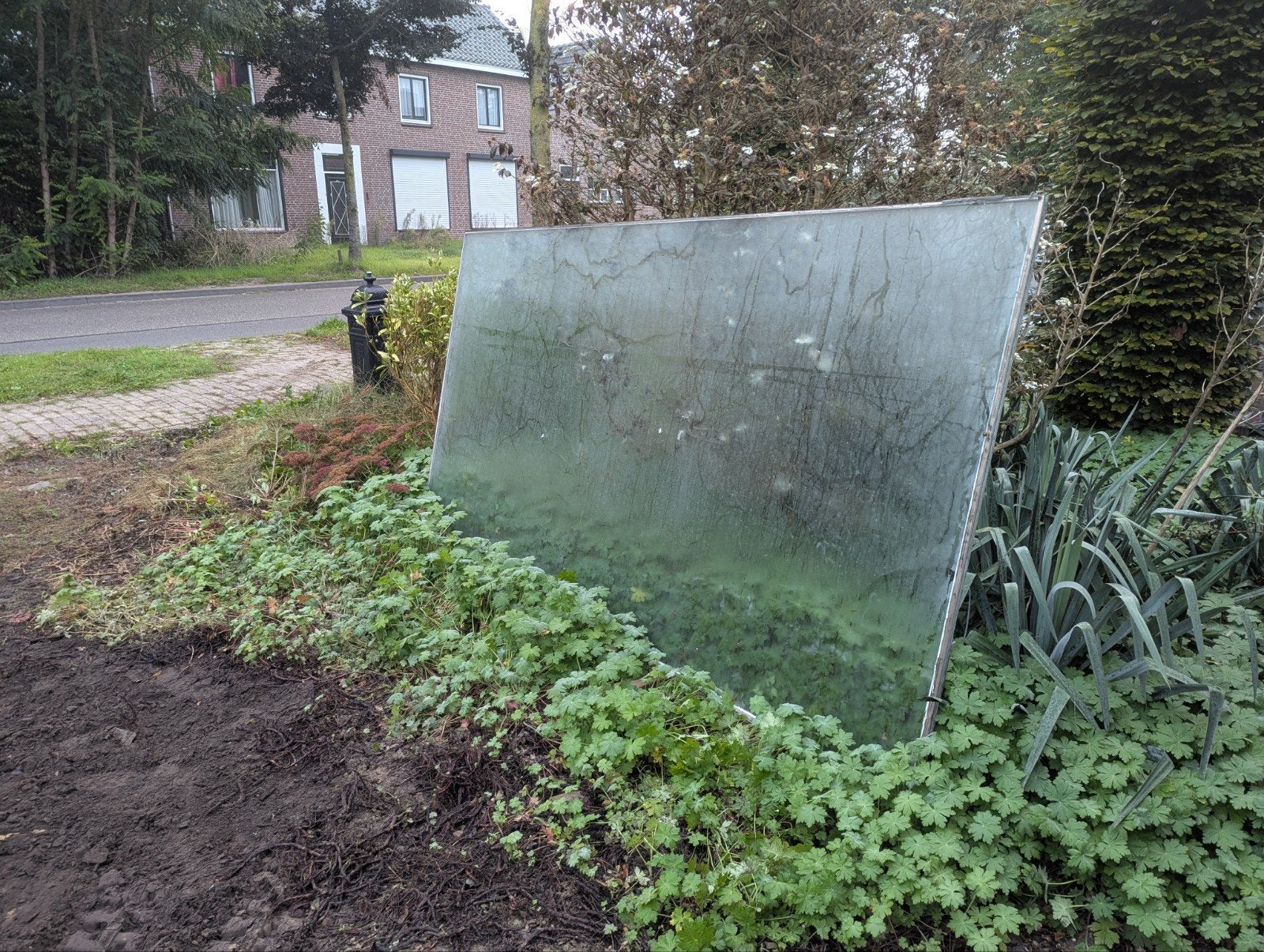Groot dubbel glas paneel 288.5x148cm, 21mm dik, Glaverbol, Ophalen, Gevelraam of Ruit, 160 cm of meer