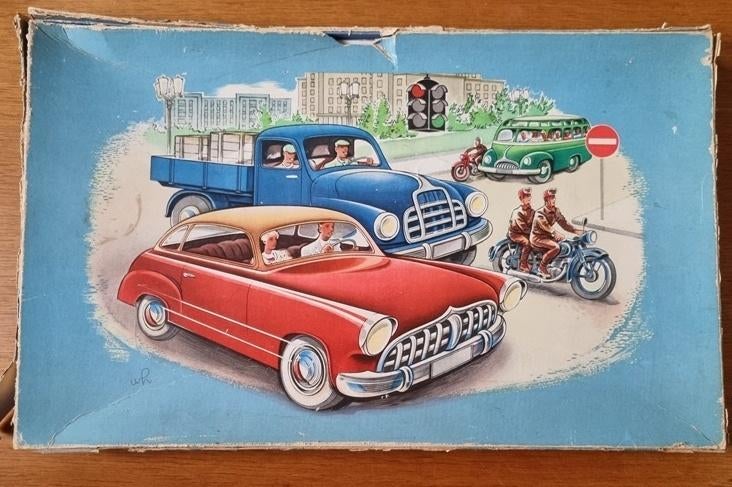 Verkeersspel Goede Reis 1950, Ophalen, Gebruikt