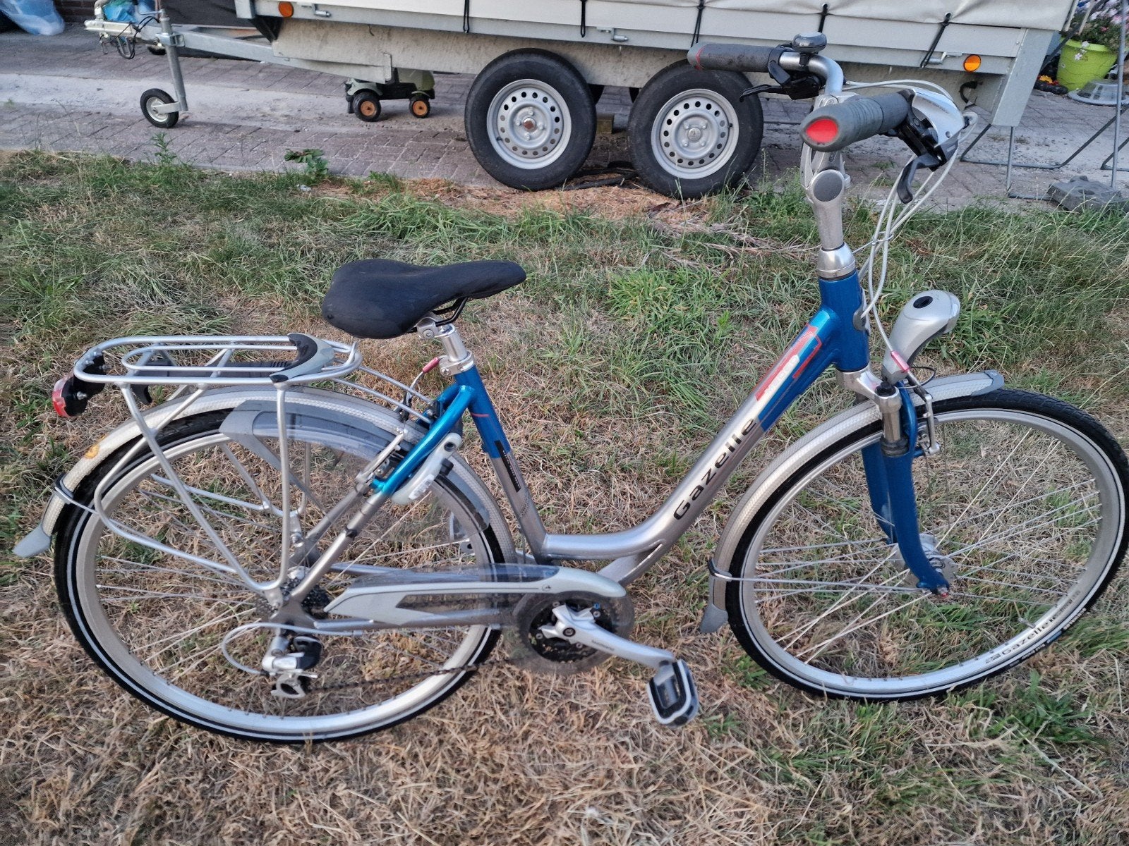 Damesfiets gazelle medeo plus 28" 53 cm staat in belgie!, Ophalen, Versnellingen, Zo goed als nieuw, 50 tot 53 cm