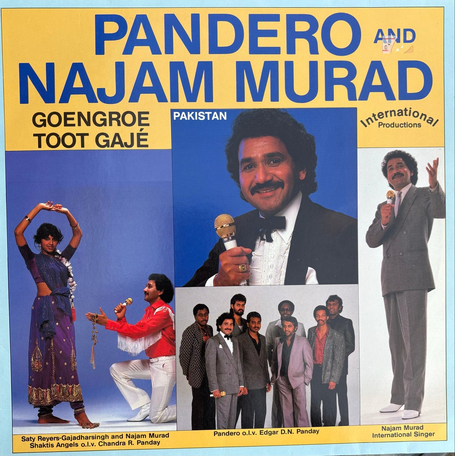 Pandero & Najam Murad - Goengroe Toot Gajé LP, Verzenden, Zo goed als nieuw, 12 inch