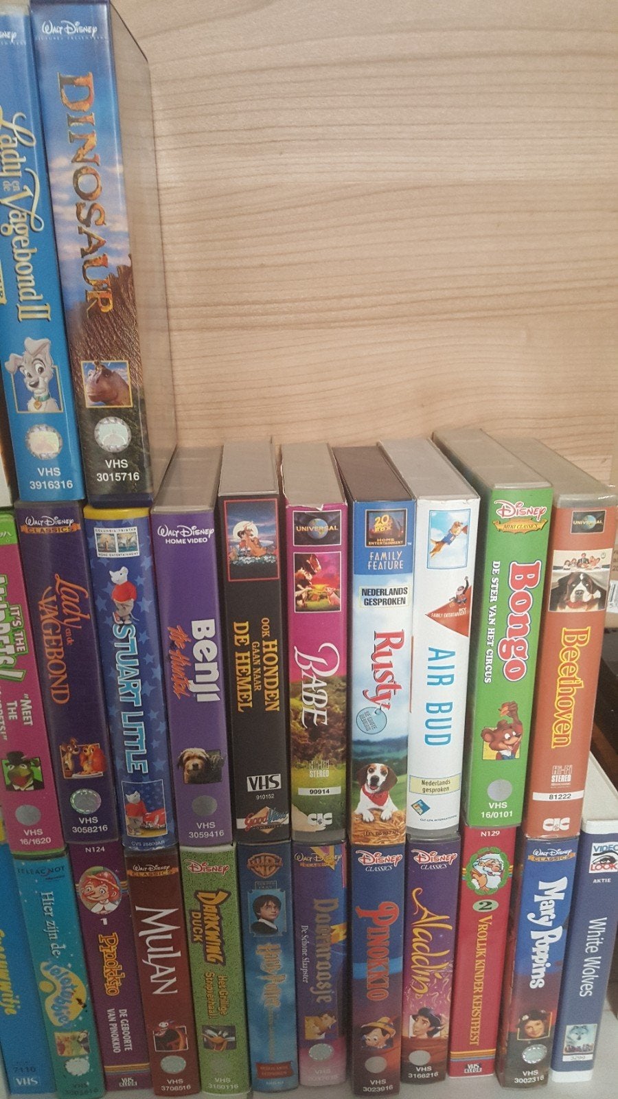 Partij Disney films enz, Cd's en Dvd's, VHS | Kinderen en Jeugd, Alle leeftijden, Ophalen of Verzenden, Zo goed als nieuw