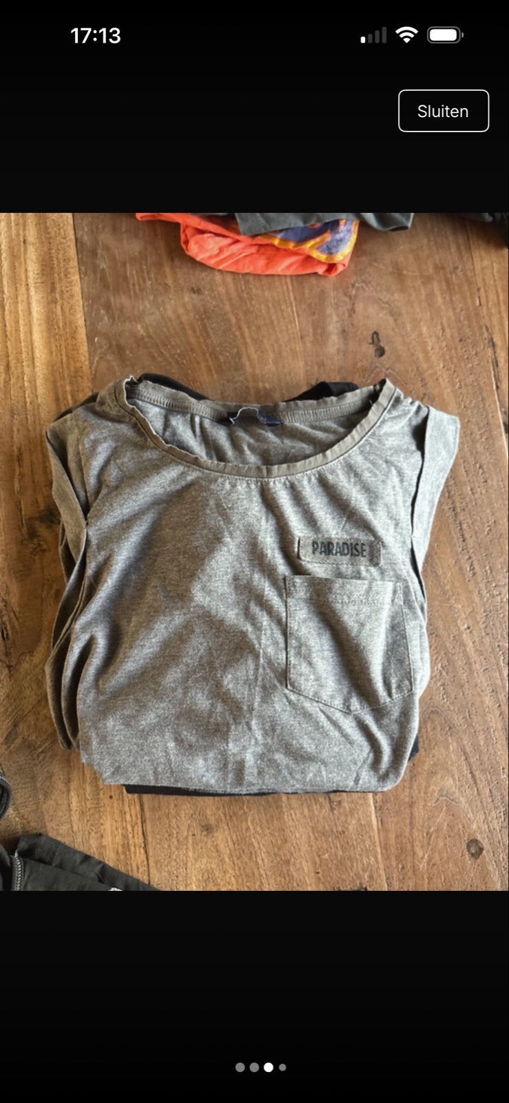 Leuk T-Shirt pakket Maat S, Ophalen of Verzenden, Korte mouw, Maat 36 (S), Grijs