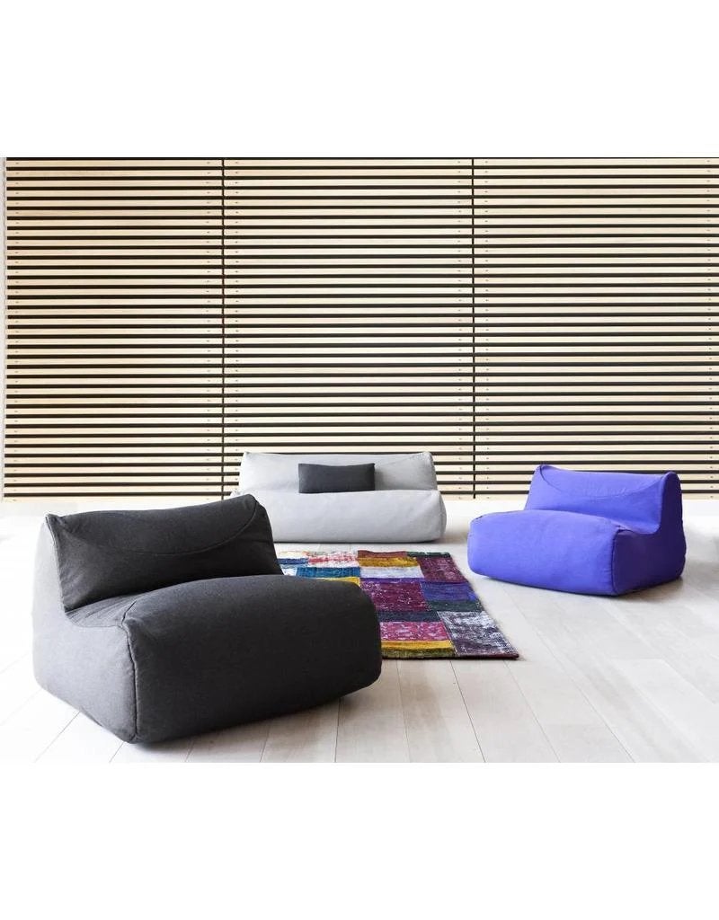 Softline Fluid Bean Bag fauteuil/zitzak, Huis en Inrichting, Ophalen, Zo goed als nieuw, Grijs, Zitzakstoel